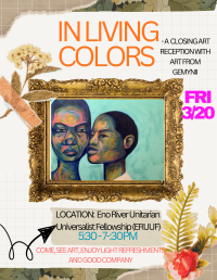 Artist Reception: In Living Color, Portraits by Gemynii